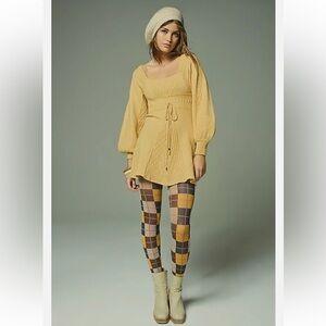 Free People Emmaline Mini Dress Cable Knit Size Large